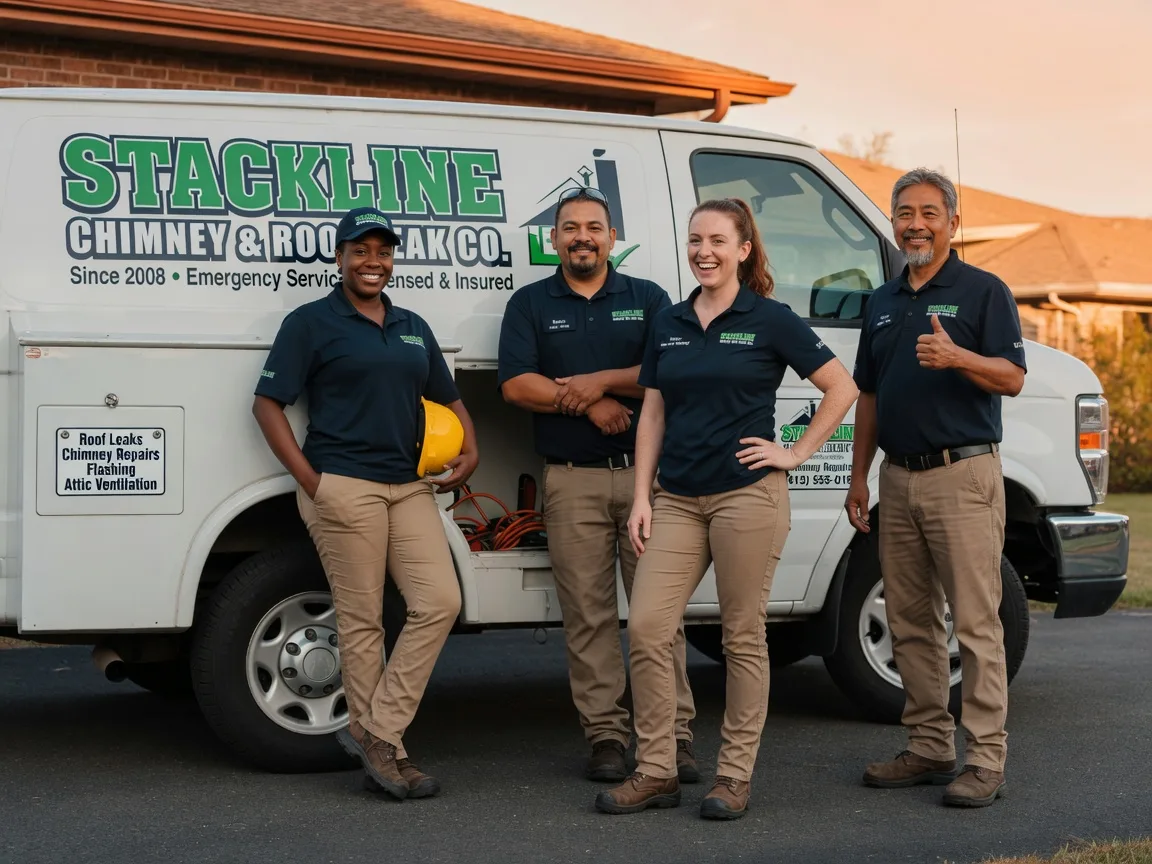 Chimney flashing repair company in Panama, OK
